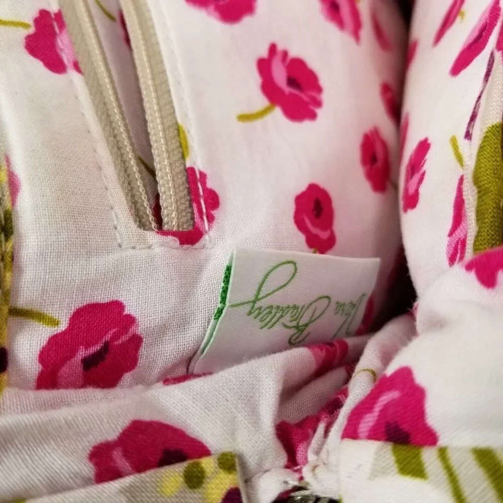 Vera Bradley Womens Pink Shoulder Bag Made Me Blush Alice Kisslock Pocketbook